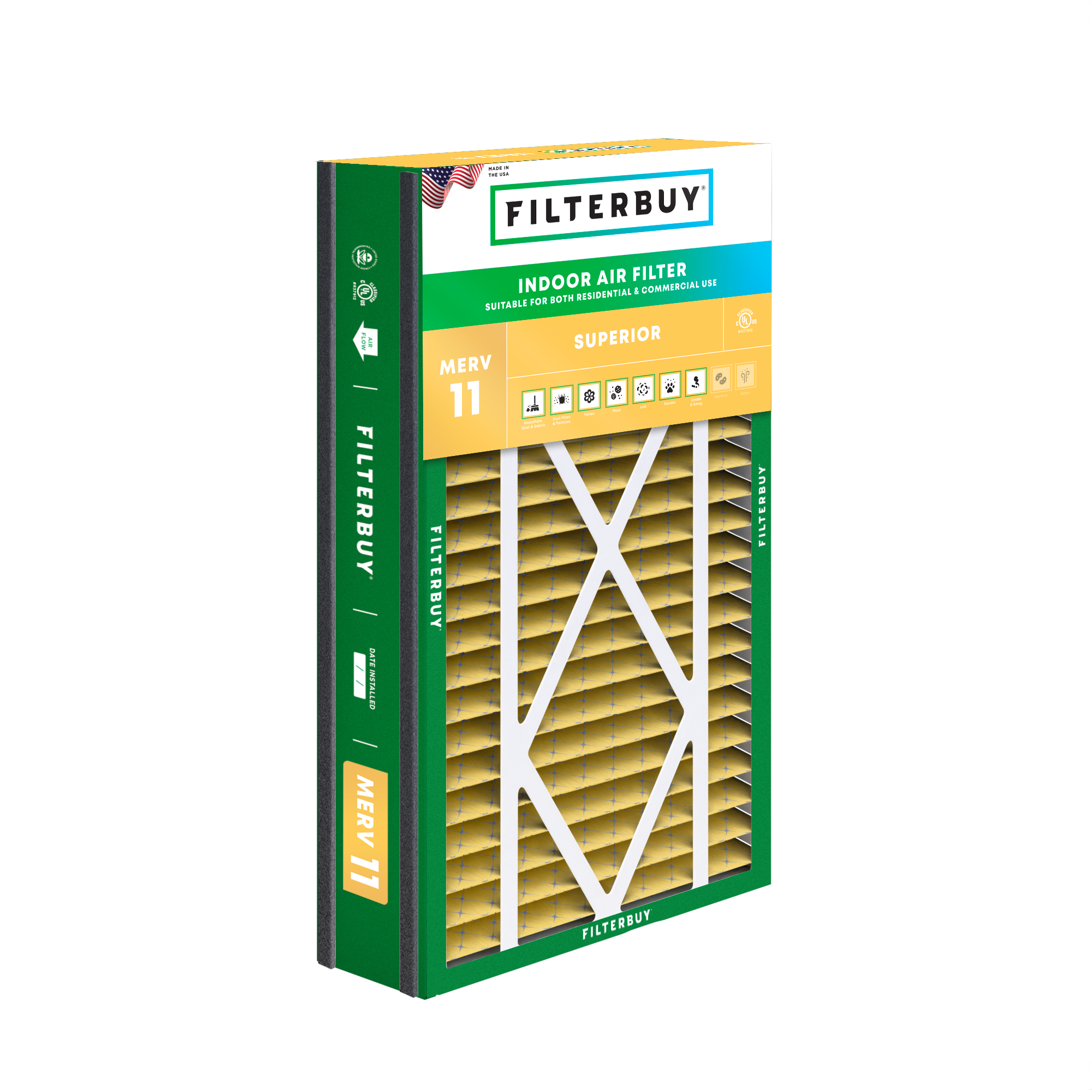 BDP 16X25X3 Air Filters
