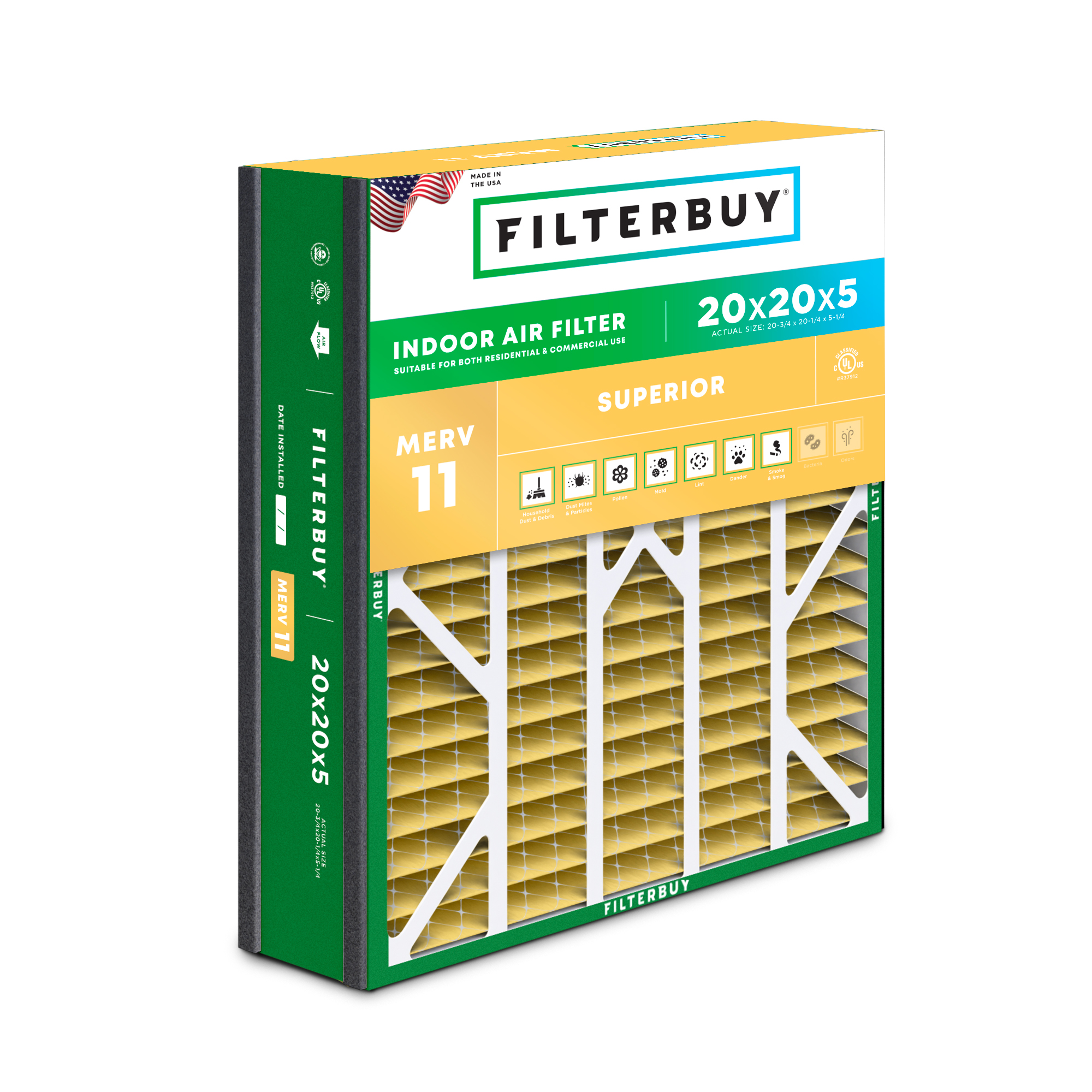 20x20x5 Air Bear Air Filter